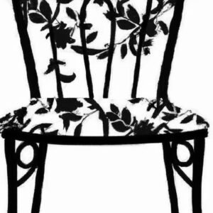 Estilo único: Pintura floral em cadeiras de cozinha