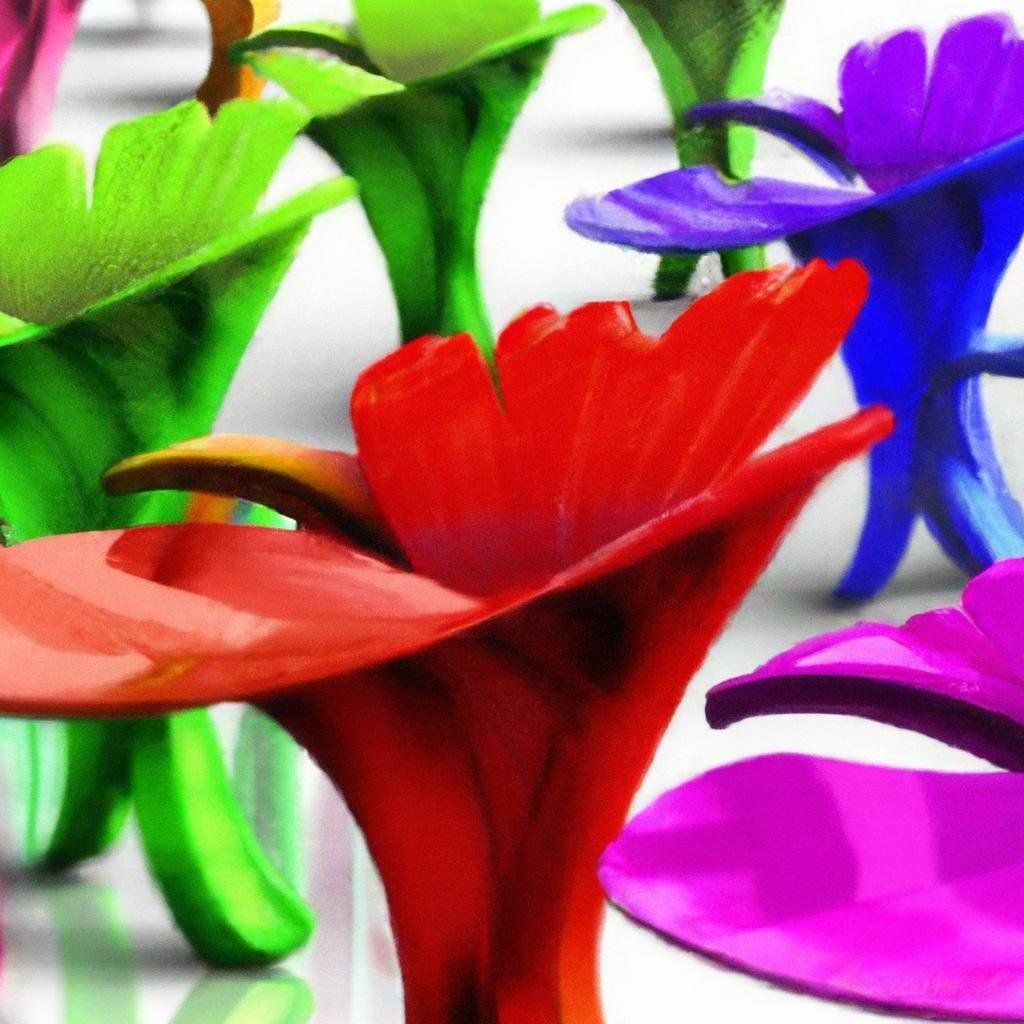 Transforme suas Pintura floral com cadeiras de plástico